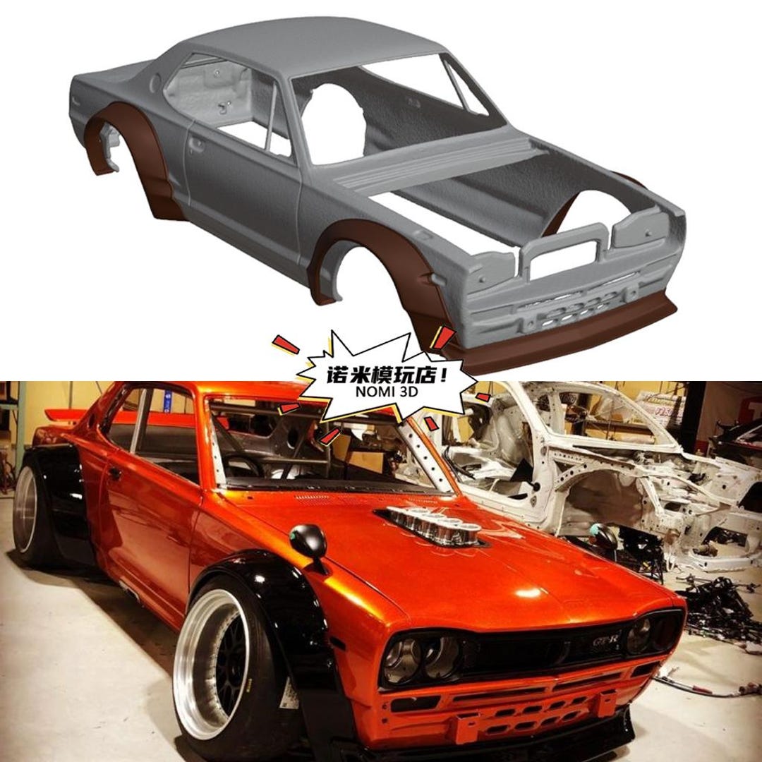 1/24 Nissan 2000 GT-R Hakosuka PANDEM Widebody for Tamiya 24194