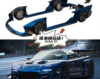 1/24 Socery Widebody Honda NSX Resin Car Model Kit for Tamiya 24100, 3D Printing