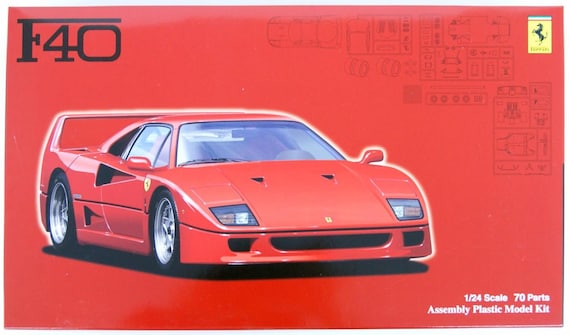 1/24 Ferrari F40 LBWK Bodykit Kit, for Fujimi 12625 , Resin Car