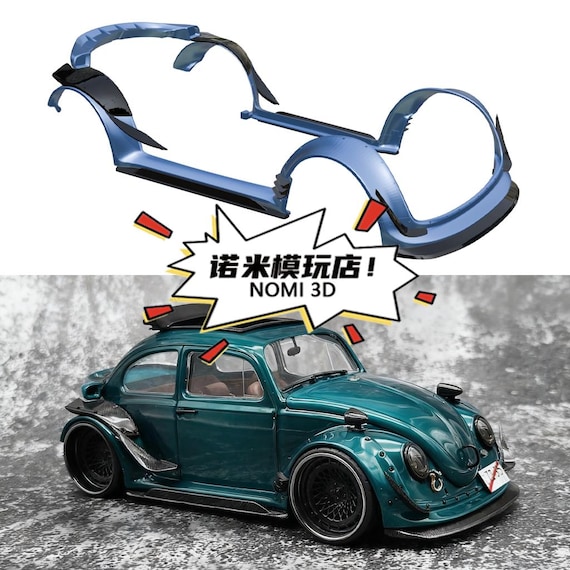 1/24 Volkswagen 1300 Beetle Rwb-style Widebody Kit for Tamiya