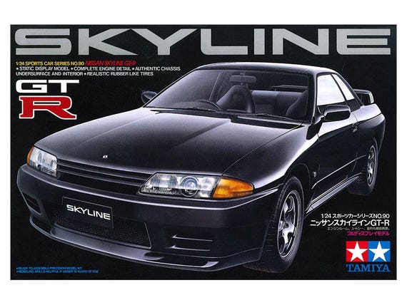 1/24 Nissan GT-R R32 PANDEM Wide-body for Tamiya 24361 Resin