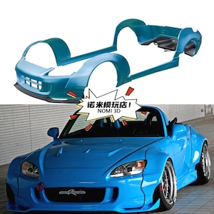 1/24 Honda S2000 Hyber-bodykit voor Tamiya 24245. Automodel hars, 3D-printen
