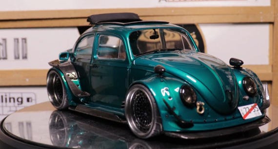 タミヤVolkswagen Beetle ホットロッドスタイル 1/24 Volkswagen 1300 Beetle Rwb-style Widebody Kit for Tamiya