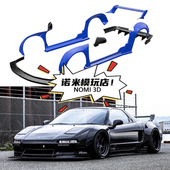 1/24 Honda NSX Liberty Walk Widebody Kit, for Tamiya 24100, Resin