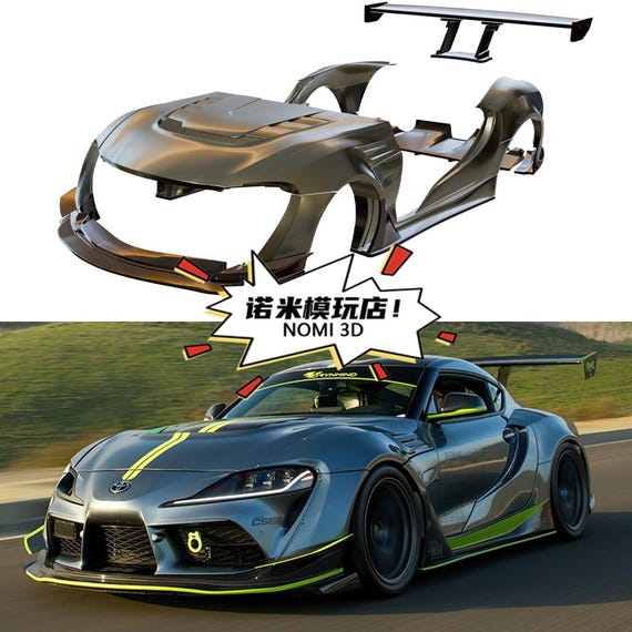 1/24 TOYOTA GR Supra A90 Varis Widebody Kit for Tamiya 24351