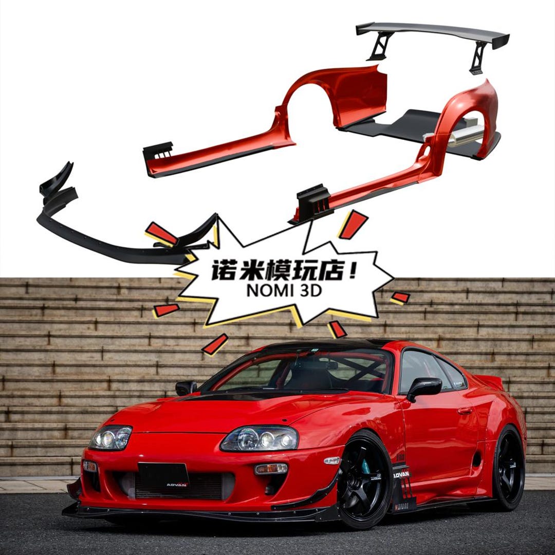 1/24 TOYOTA Supra A80 Varis Ridox Widebody Kit for TAMIYA 24123