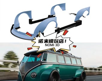 1/24 VW T1 Bus Widebody Kit for Hasegawa 21109 , Resin Car Model
