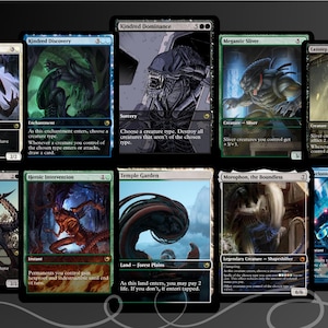 Xenomorph Alien Slivers Proxy Commander Deck, Custom Art EDH Deck - Etsy