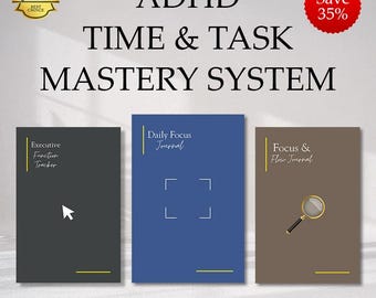 Agenda TDAH | Revues de direction et de réflexion (PDF imprimable)