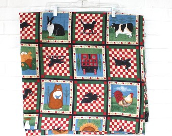 BTY - Country Home Mini Panel Fabric