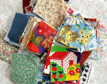 VINTAGE MYSTERY BUNDLE - 2" Quilting Fabric Squares