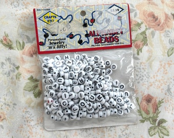 Vintage Alphabet Letter Beads