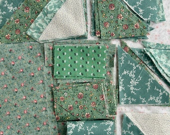 Vintage Super Scrap Fabric Bundle  - Quilting Accents and Florals