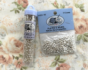 Vintage Silver Beads - 45 grams