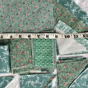 Vintage Super Scrap Fabric Bundle Quilting Accents and Florals image 3