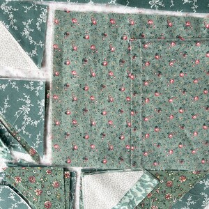 Vintage Super Scrap Fabric Bundle Quilting Accents and Florals image 4