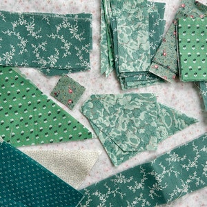 Vintage Super Scrap Fabric Bundle Quilting Accents and Florals image 5