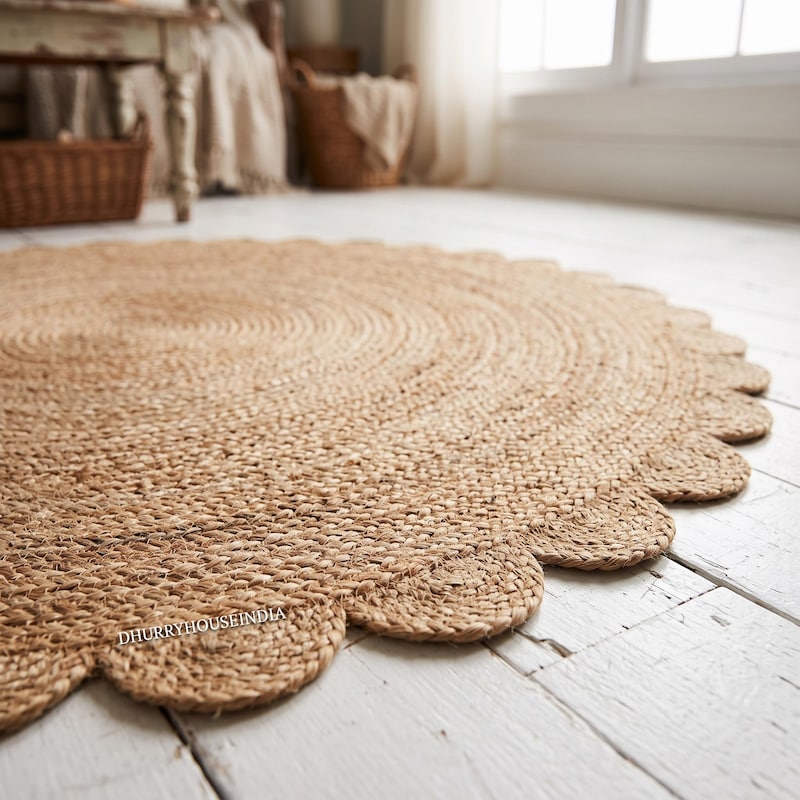 Round Crochet Rug Pattern Area Rugs - Etsy - Page 3