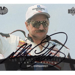 Dale Earnhardt Sr Autograph - Etsy display picture 1