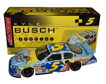 Autographed 2008 Kyle Busch #18 M&m's Racing - Race Used Sheet