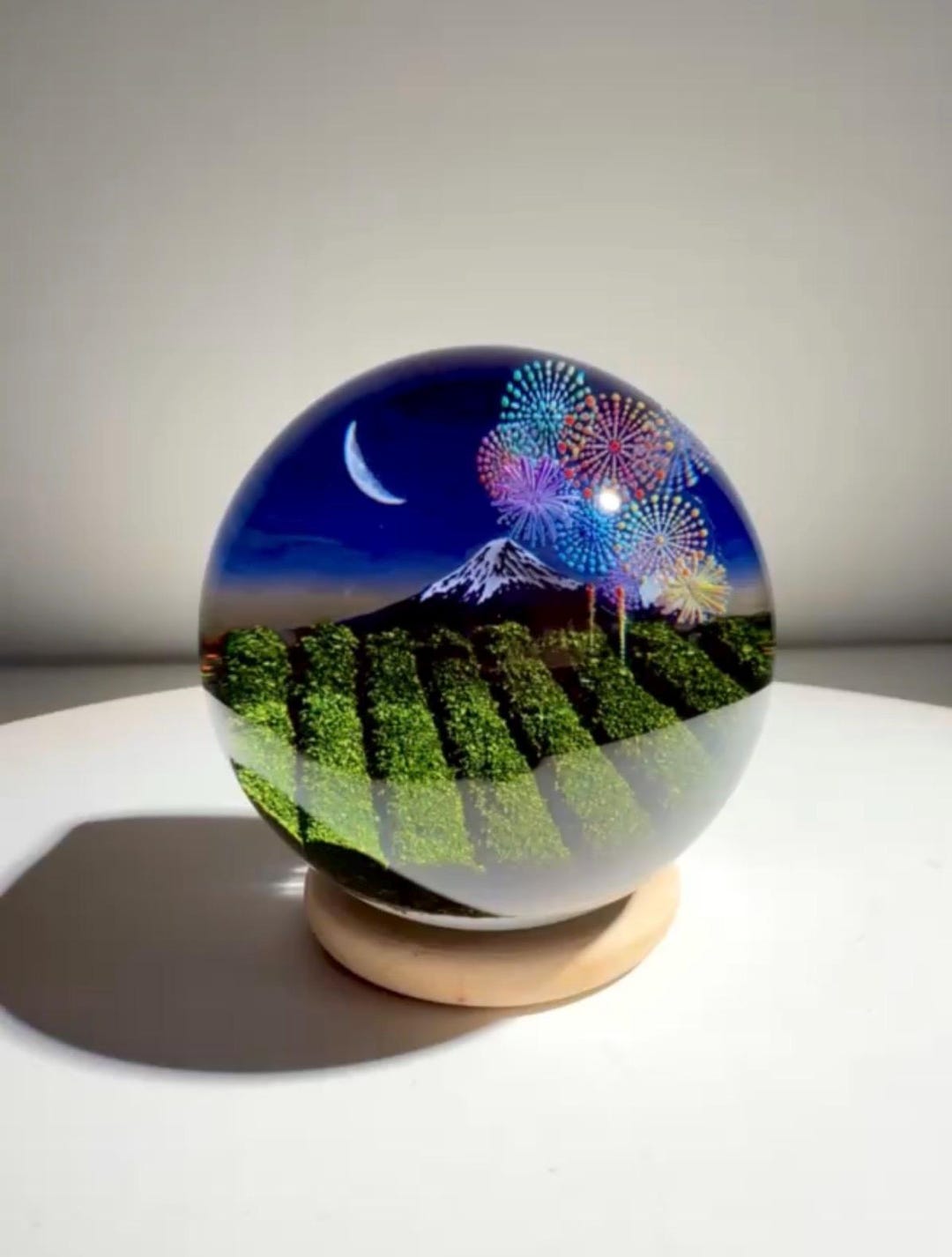 Free shipping worldwide! A super-sized 7cm object. Tea plantations ...