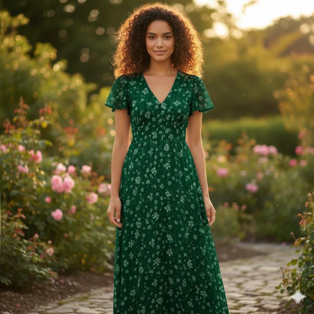 etsy boho maxi dress Mismatched Bridesmaid Dresses