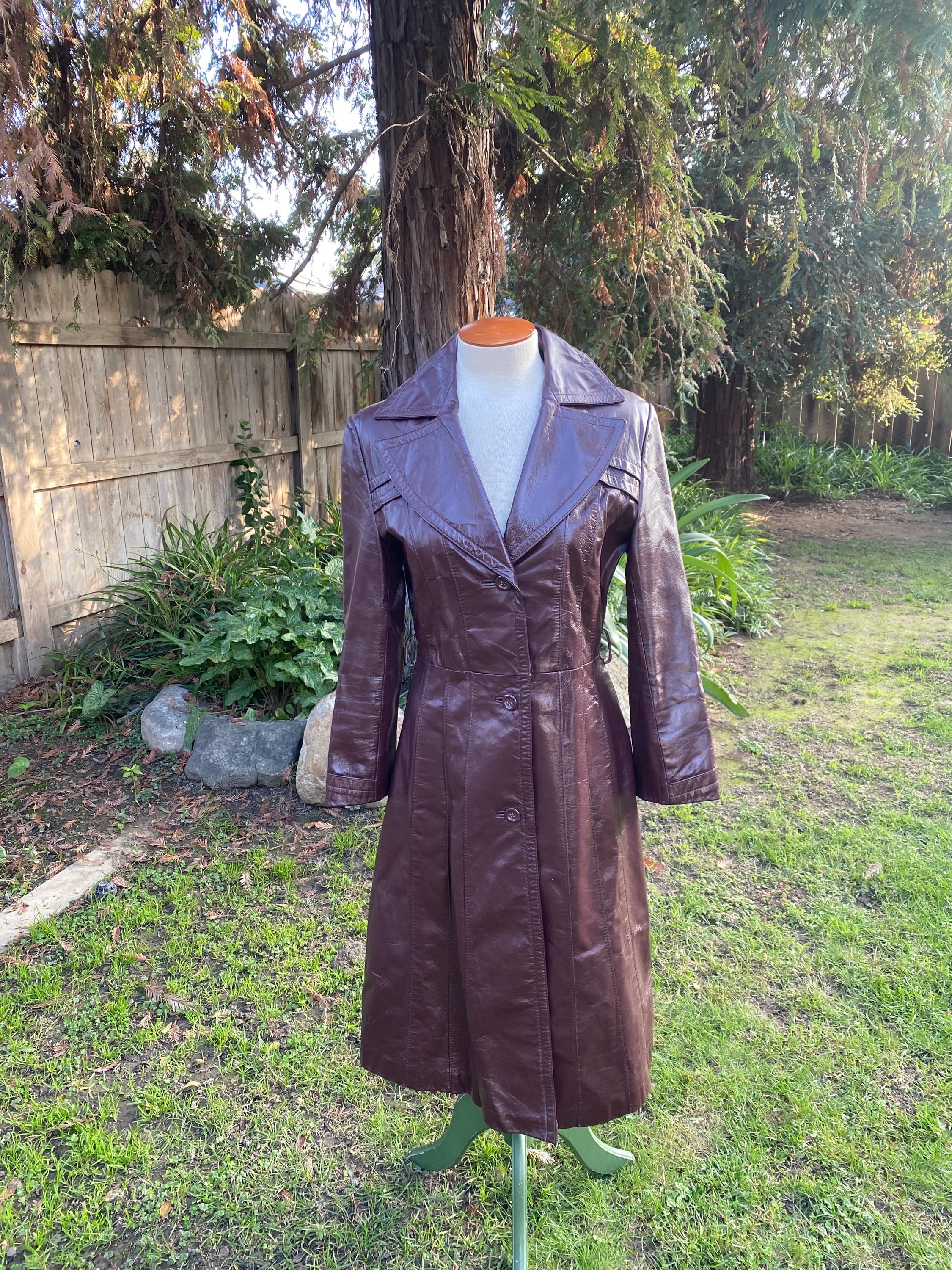 【70s】Euro Vintage All Leather TrenchCoat 70s】Euro Vintage All Leather TrenchCoat 70s】Euro Vintage All