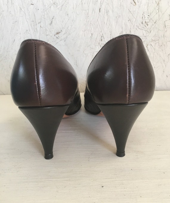 Vintage High Heels, 60s Brown Calf Leather High Heels… Gem — free download