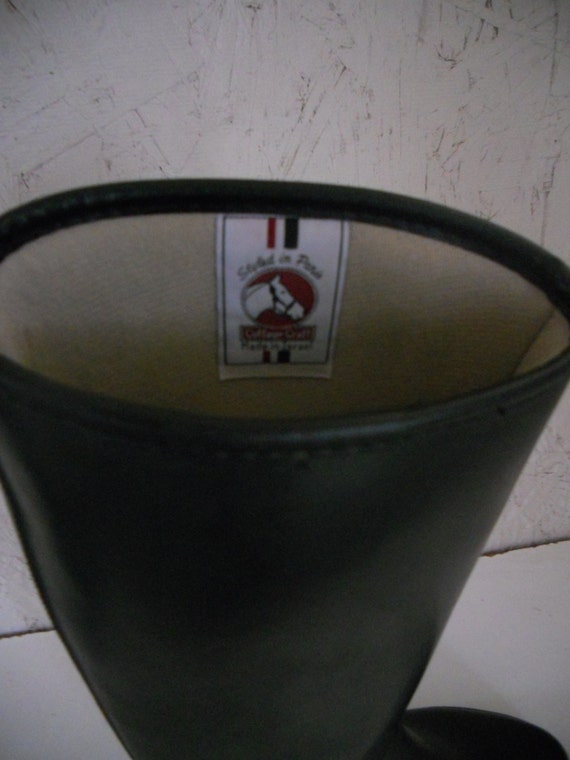 Bottes D'équitation En Caoutchouc Noir – Taille UK 5 (Très Bon état, Unisexe) – Faire Offre