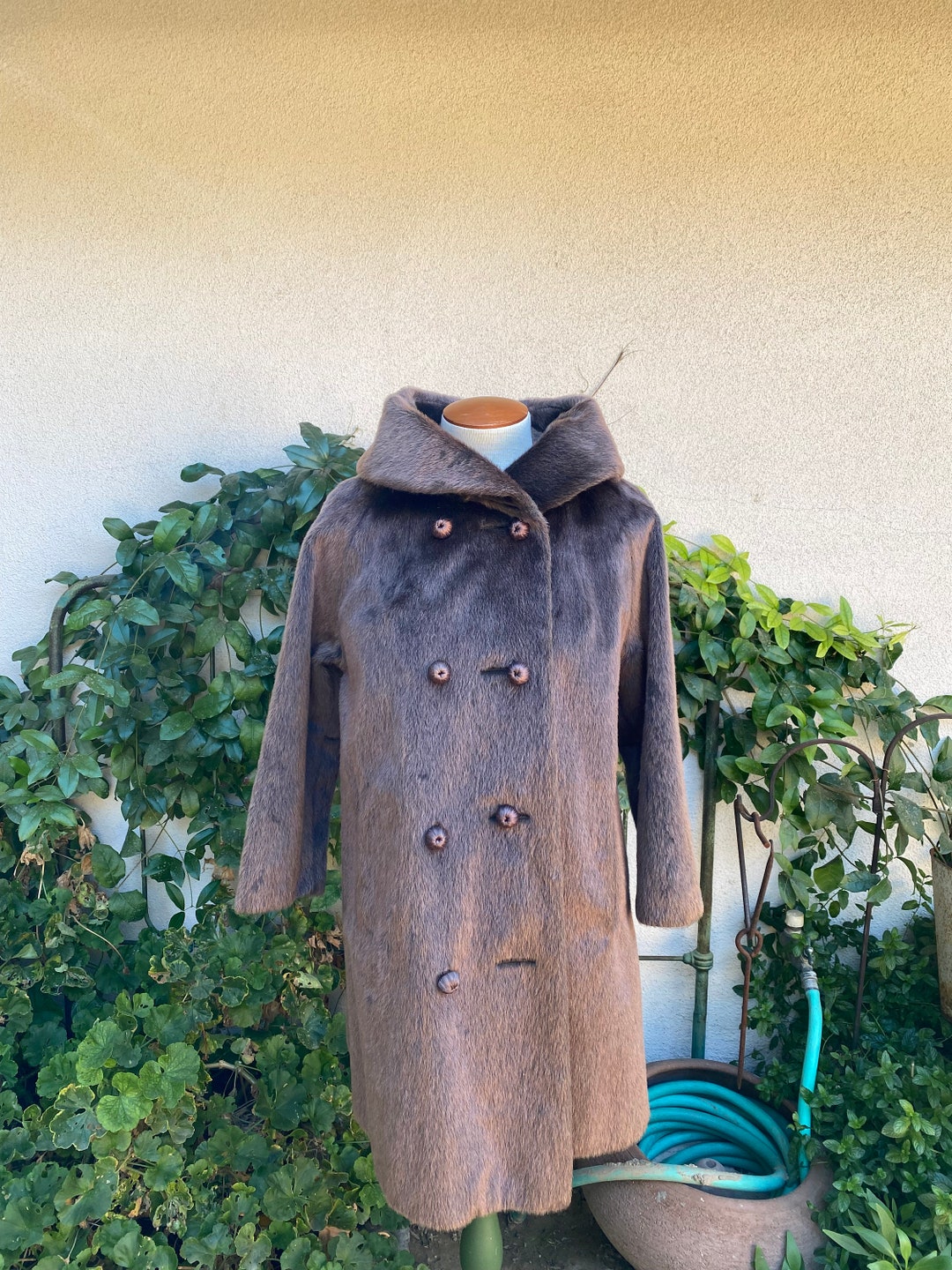 Women's Belt Warm Fur Collar Coat Flip Collar Pocket Button Decoration Autumn/Winter New Women's Wear