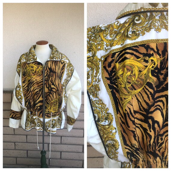 Tiger Windbreaker / Etsy
