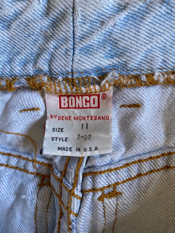 90s Ice Wash Bongo Tapered Jeans High Waisted Tapered Mom Jeans