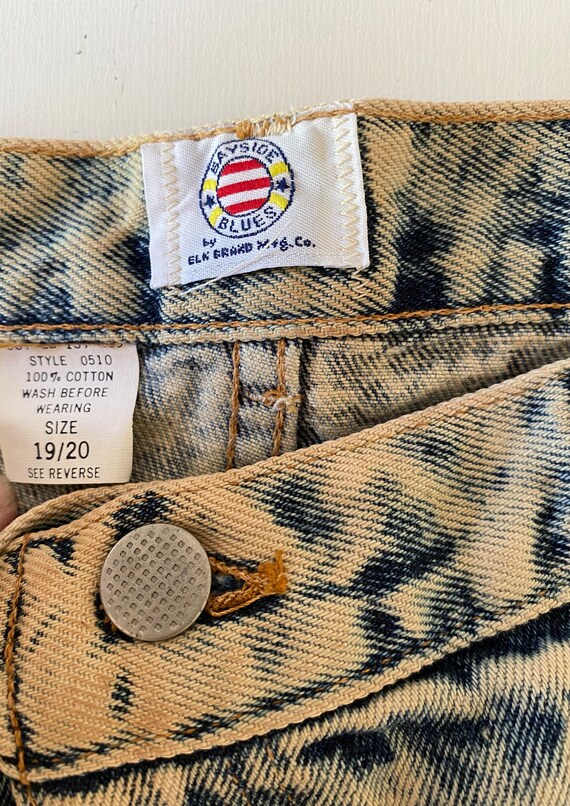 Vintage NWT Acid Wash Denim Shorts Cotton High Waisted