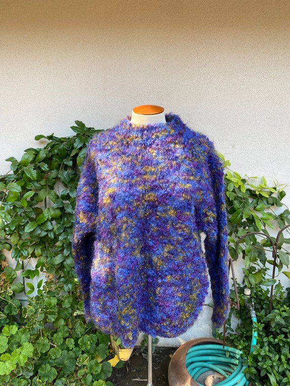 90s Jewel Tone Mohair Sweater Compagnie Internatio