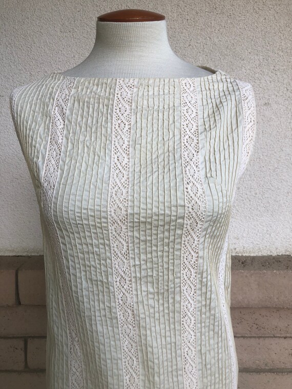 Vintage Tachi Castillo Sleeveless Shift Dress Boho