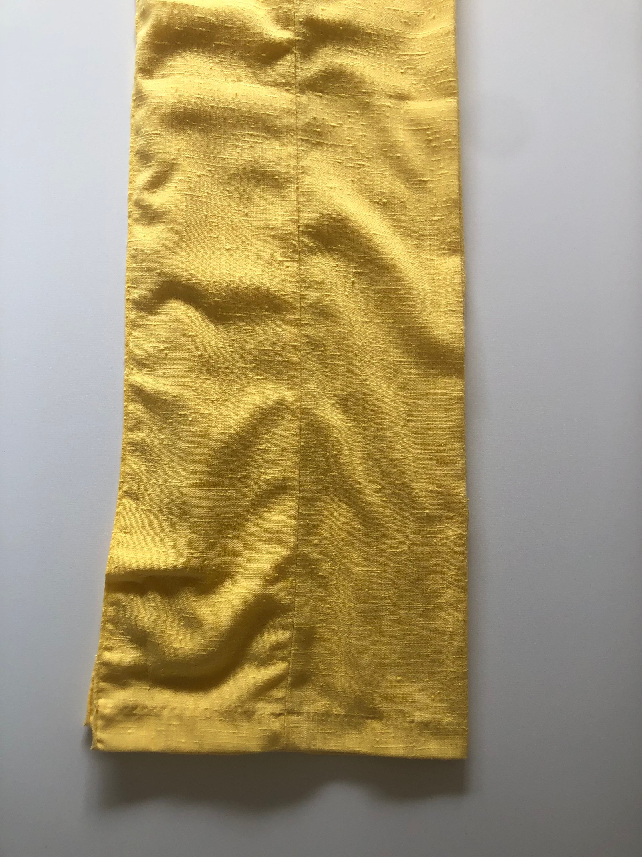 70s Sunshine Yellow Bell Bottoms High Waisted Pants Creased | Etsy