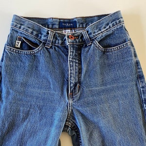 Vintage Guess Jeans Tapered Leg Stone Wash Denim Pants Waist 28 28x29 XS-S