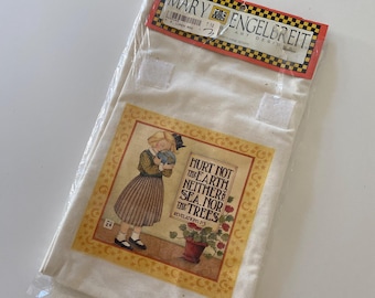 Vintage NIP Mary Engelbreit Lunch Bag Hurt Not the Earth Lunch Sack Market Bag
