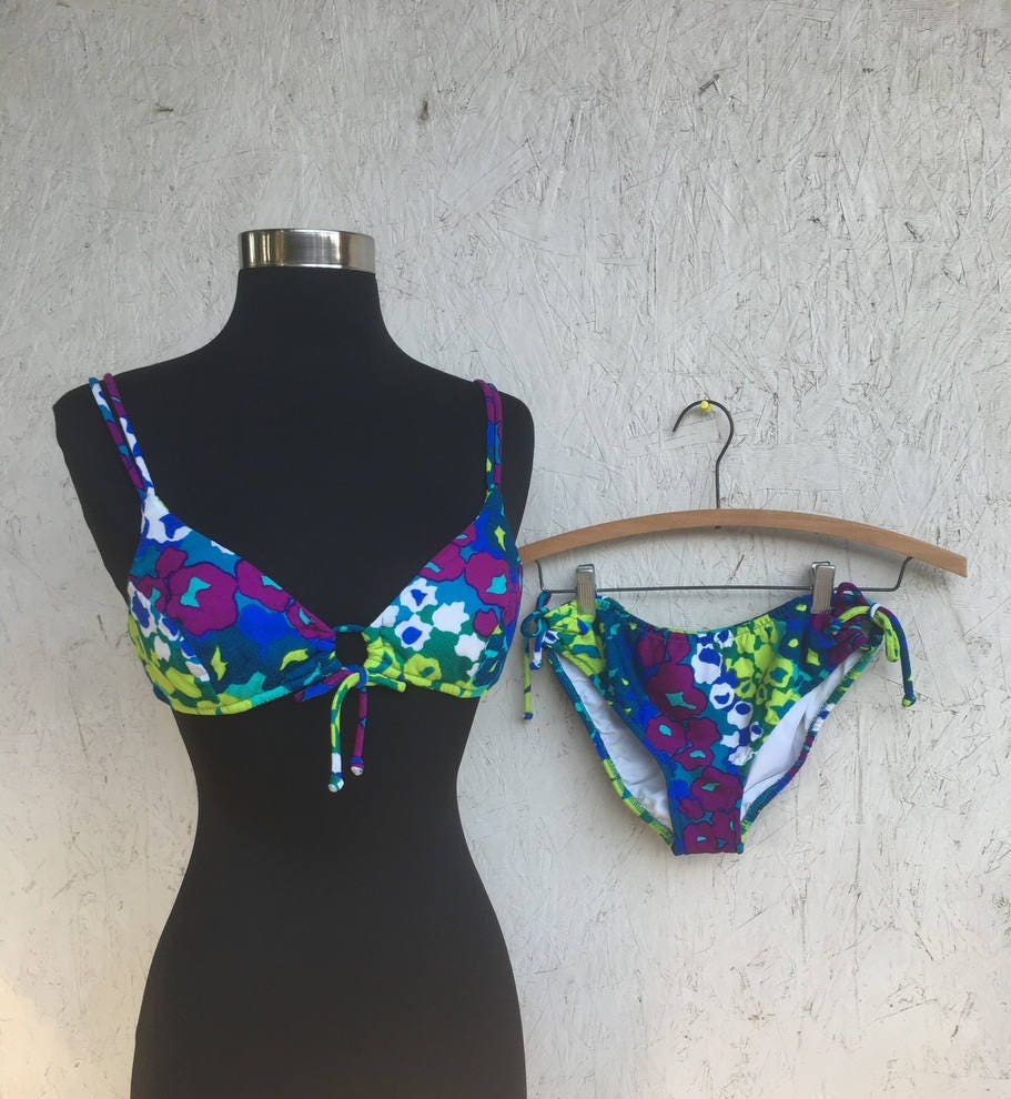 vintage swimwear 水着 1950's ロカビリー 古着 花柄 vintage swimwear 水着 1950´s ロカビリー 古着 花柄 レディース