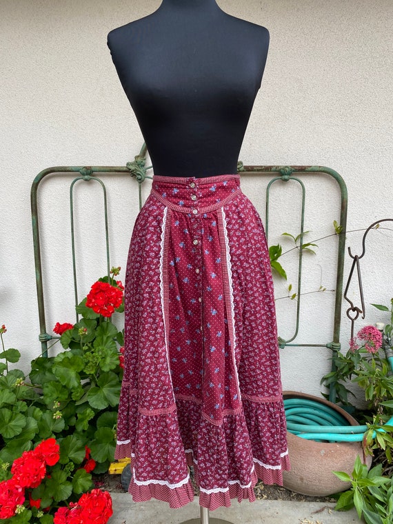 Vintage Gunne Sax Skirt // Jessica's Gunnies Button up Vintage Gunne Sax Skirt // Jessica's Gunnies Button up