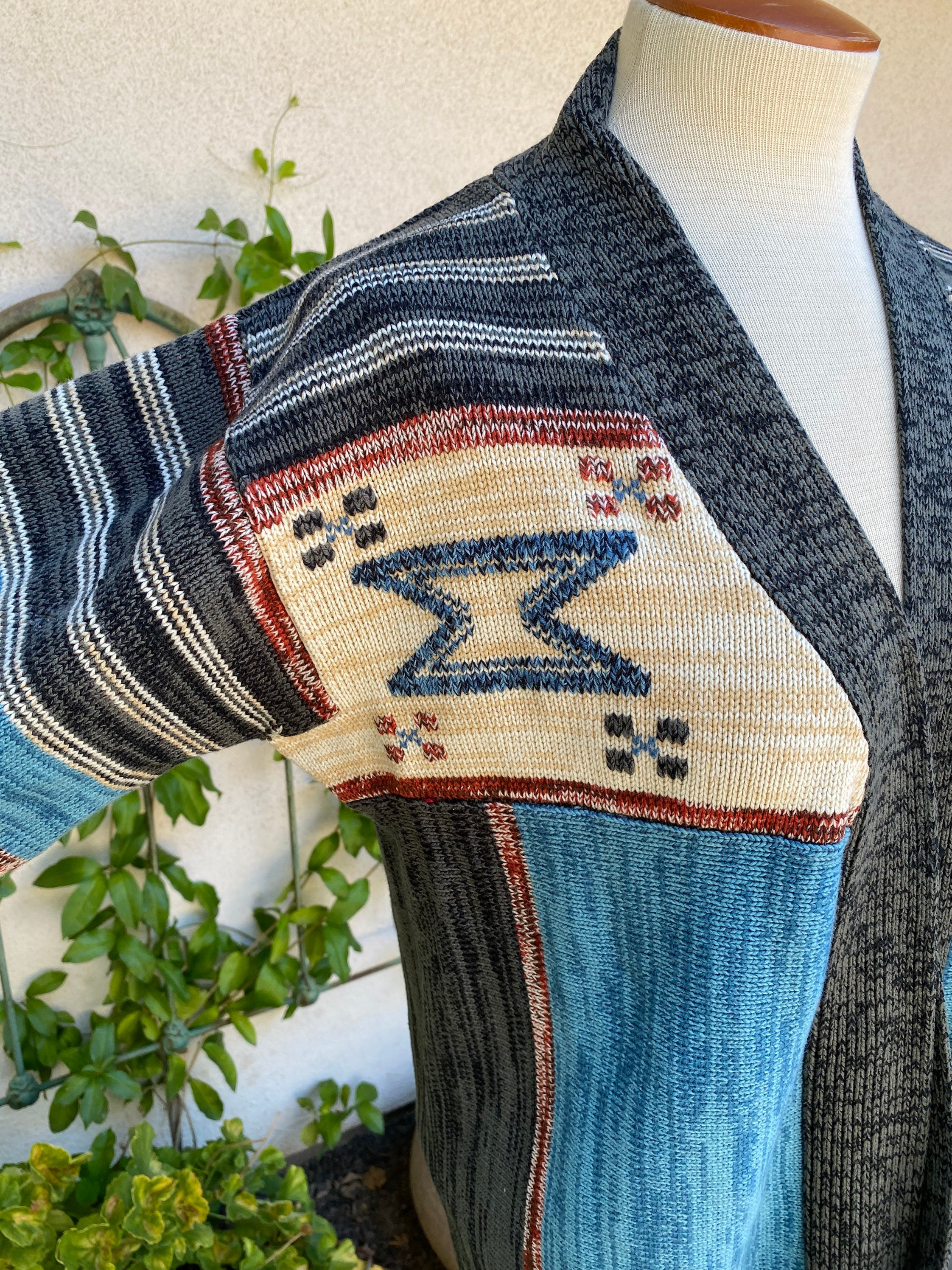 トップス 70s Sabra Native Pattern Knit Gawn 70s Sabra Native Pattern Knit Gawn