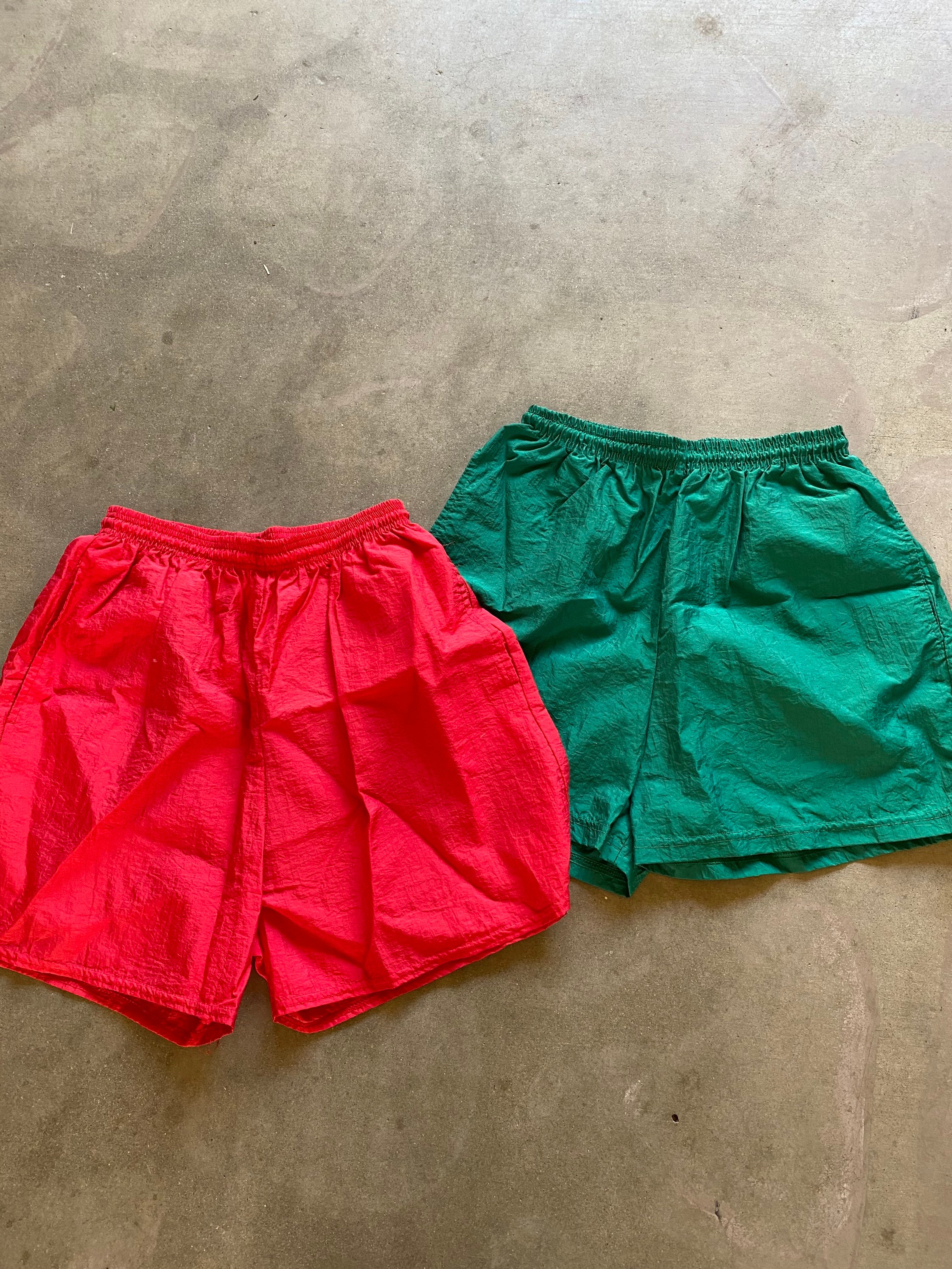 Green Nylon Shorts - Etsy