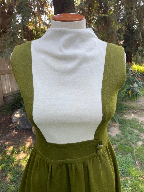 vintage olive green dress Rare! Vintage Olive Green 1980s does 1950s Cocktail Dress (MT2266)