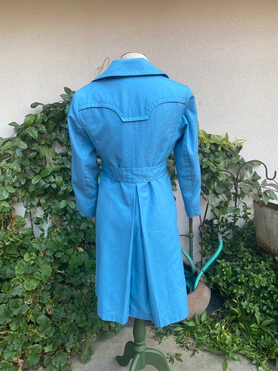 Cloudy Night Sky Trench Coat