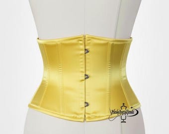 Satin Corset Top Waist Cincher Clubwear Trainer  Available In All Color