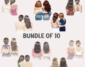 Paquete de imágenes PNG para amigos / Frases de amistad, diseños de sublimación para mejores amigos (descarga digital)