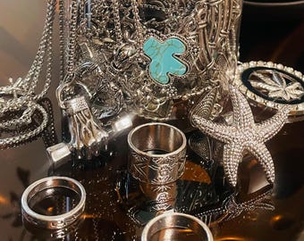 Schmuck Überraschungsbox, Partybevorzugungsgeschenk, Überraschungsschmuckkollektion, Halsketten, Ohrringe, Armbänder, Ringe, Vintage einzigartiges Geschenk für Frauen