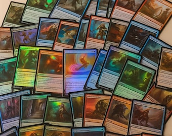 40 MTG Foil Rares | Shiny Rare Magic Card Pack | Collector Foil Lot