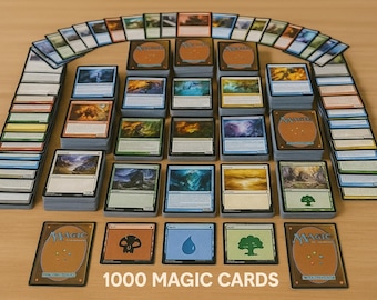 1000 MTG Card Lot | Rares, Foils & 100 Lands