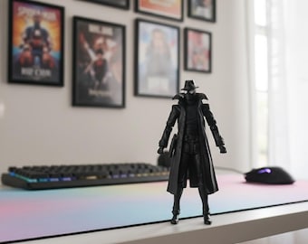 Handmade 1/12 Overcoat for Spider#noir ML Action Figure (no Figure